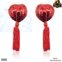 Luxury Heart Tassel Nipple Covers-Exotic Lingerie Accessories for Women._img_1