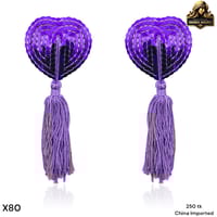 Luxury Heart Tassel Nipple Covers-Exotic Lingerie Accessories for Women._img_0
