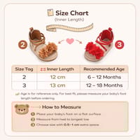 Baby Girls Floral Soft & Stylish Comfort Anti Slip Sandals (6 to 18 months)_img_8