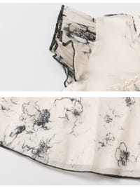 Kids Girls Summer Elegant Floral Cheongsam Style Chinese Princess Dress (1 to 6 years)_img_5