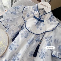 Kids Girls Summer Chinese Traditional Style Party Dress (2–7 Years)_img_3