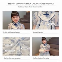 Kids Girls Summer Chinese Traditional Style Party Dress (2–7 Years)_img_7