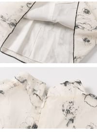 Kids Girls Summer Elegant Floral Cheongsam Style Chinese Princess Dress (1 to 6 years)_img_6