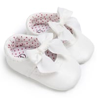 Baby Girls Bow Soft Sole Prewalker Party Shoes (0 to 12 months)_img_1