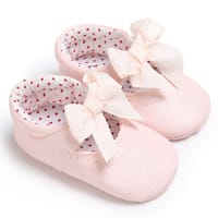Baby Girls Bow Soft Sole Prewalker Party Shoes (0 to 12 months)_img_3
