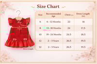 Baby Girl Elegant Traditional Style Red Party Dress (6 months to 3 years)_img_9