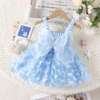 Baby Girl Butterfly Wings Fairy Sleeveless Pleated Lace Summer Dress (6 months to 3 years)_img_5