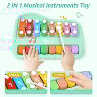 2-in-1 Musical Instruments Toy for Kids – Xylophone & Piano Keyboard_img_2