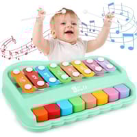 2-in-1 Musical Instruments Toy for Kids – Xylophone & Piano Keyboard_img_0