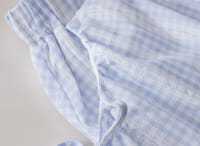 Baby Girl Bunny Print Top & Blue Check Shorts Set (1 to 6 years)_img_8