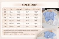 Kids Girls Boutique Textured Elegant Summer Top & Tiered Skirt Set (1 to 6 years)_img_9