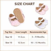 Baby Girl Floral Patent Leather Anti-Slip Sole Party Shoe (0 to 15 months)_img_4