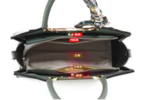 Embroidered Floral & Butterfly Top-Handle Bag with Decorative Scarf and Gold Hardware._img_5