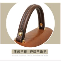 Vintage Textured Leather Crossbody Satchel for Women._img_8