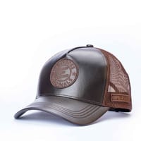Episodes Original Trucker Faux Leather Cap_img_0