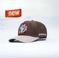 Episodes 'Wolf' High Crown Suede Cap_img_1