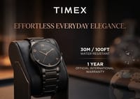 TIMEX Black Dial Stainless Steel Analog Watch_img_8