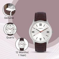 TIMEX Leather Strap Analog Watch - For Men_img_4