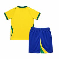 Kids Boy Premium Brazil Football World Cup 2026 Jersey Set (1 to 6 years)_img_3