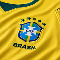 Men's Brazil Football World Cup 2026 Dri-FIT Home Jersey – Breathable Premium Yellow Brasil Football Official Jersey_img_7