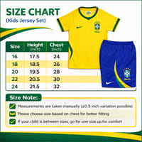 Kids Boy Premium Brazil Football World Cup 2026 Jersey Set (1 to 6 years)_img_13