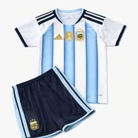 Kids Boy Premium Argentina Football World Cup 2026 Jersey Set (1 to 6 years)_img_1