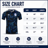 Men's Argentina Football World Cup 2026 CLIMACOOL Away Jersey – Breathable Premium Argentina Black Blue Football Official Jersey_img_12