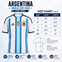 Men's Argentina Football World Cup 2026 CLIMACOOL Home Jersey – Breathable Premium Argentina Football Official Jersey_img_14