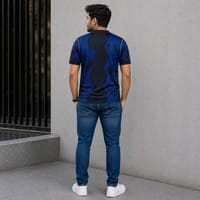 Men's Brazil Football World Cup 2026 Dri-FIT Away Jersey – Breathable Premium Blue Brasil Football Official Jersey_img_2