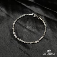 3mm Twist Rope Combo Chain + Bracelet (Silver Edition)_img_1