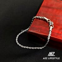 3mm Twist Rope Bracelet (Silver Edition)_img_0