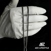 3mm Cuban Link Neck Chain Silver Edition_img_0