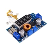 XL4015 75W 5A DC-DC Adjustable Buck Converter Module with Digital Voltmeter & USB Output_img_0