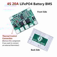 4S 12V 20A LiFePO4 BMS Battery Protection Board HXYP-4S-BM15_img_0