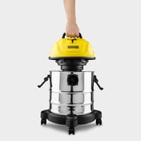 KARCHER WD 1s Classic Wet and Dry Vacuum Cleaner | 1300W Power | 18L Stainless Steel Tank | Stock No: 10983240_img_2