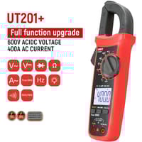 UNI-T UT200+ Series Digital Clamp Meters | 400A/600A | True RMS | NCV | CAT III 300V | Models: UT201+ | UT202+ | UT202A+ | UT203+ | UT204+_img_1