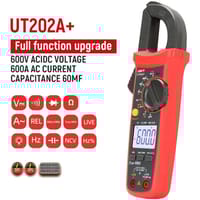 UNI-T UT200+ Series Digital Clamp Meters | 400A/600A | True RMS | NCV | CAT III 300V | Models: UT201+ | UT202+ | UT202A+ | UT203+ | UT204+_img_3