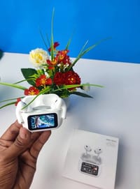 Airpods A9 Pro Earbuds TWS In-Ear Earbuds ANC/ENC Wireless Earphones LED Touch Screen Display Noise Cancelling LED Alarm Clock_img_0