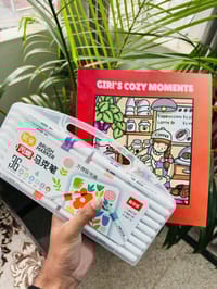 36 Acrylic Brush Pen + One Book (Combo)_img_1