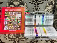 36 Acrylic Brush Pen + One Book (Combo)_img_2