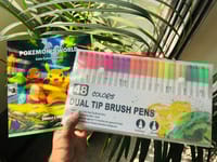 48 Dual Tip Brush Pen + One Book (Combo)_img_4