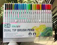 24 Dual Tip Brush Pen + One Book (Combo)_img_1