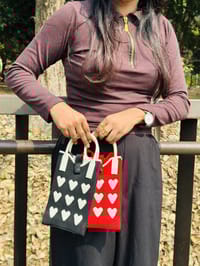 Korean Knit Mobile Bag ( Handle+Strap )_img_5