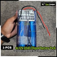 Use 12.8V 20Ah  | 4S LiFePO4 Battery Pack | Cylindrical 40138 Cells with 100A BMS_img_1