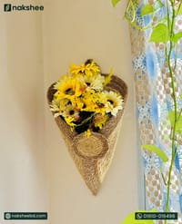 v shape planter + sunflower_img_1