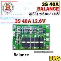 3S 40A Li-ion Lithium Battery Charger Protection Board BMS Balance version - Innovative Design - Expression of Yourself_img_6