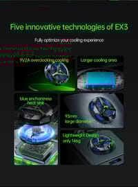 Plextone EX3 27w Tablet Cooler Fan Radiator_img_16