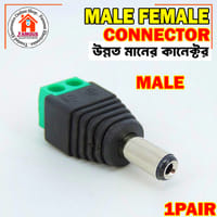 DC Power Jack Connector Plug (Male-Female or Only Male or Only Female Pair) 2.1mm x 5.5mm Adapter Connector_img_4
