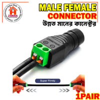 DC Power Jack Connector Plug (Male-Female or Only Male or Only Female Pair) 2.1mm x 5.5mm Adapter Connector_img_6