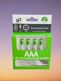 Rechargeable Battery (4Pcs Set) AAA 1.5V 750 mWh_img_0